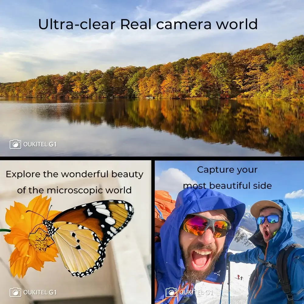 OUKITEL G1 Rugged Phone 6.52-inch 10600mAh Big Battery 48MP Camera (6+256GB) - Image 7