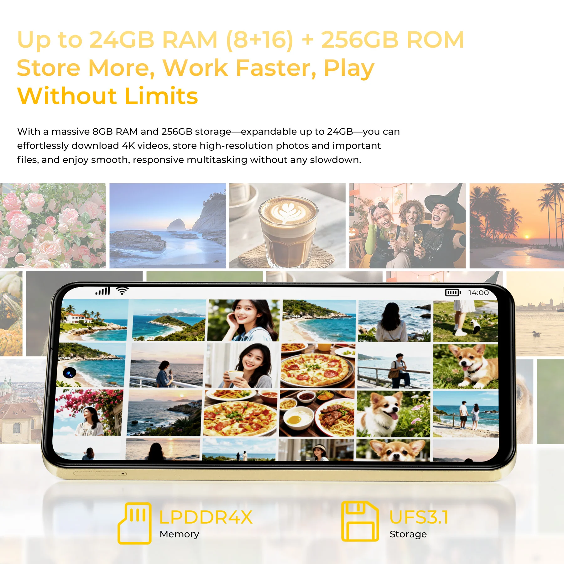 OUKITEL C68-EV 7.2-inch 6000mAh Battery 9.5mm Ultra-thin Body Smartphone - Image 10