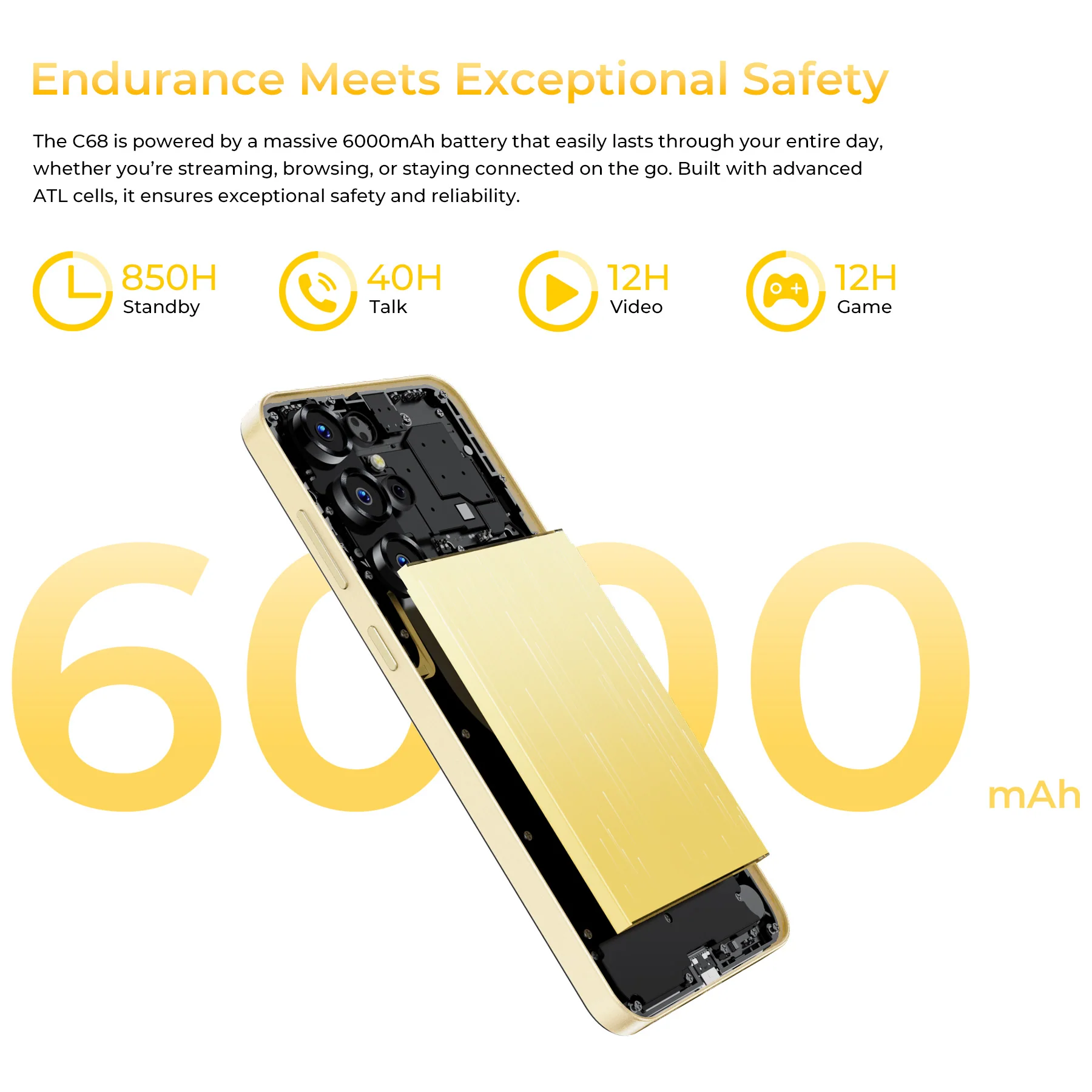 OUKITEL C68-EV 7.2-inch 6000mAh Battery 9.5mm Ultra-thin Body Smartphone - Image 8