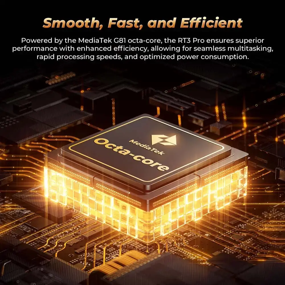 OUKITEL RT3 Pro 4G RuggedTablet 8-inch 5150mAh Big Battery 16MP Camera Android 14 (4GB+128GB NFC) - Image 11
