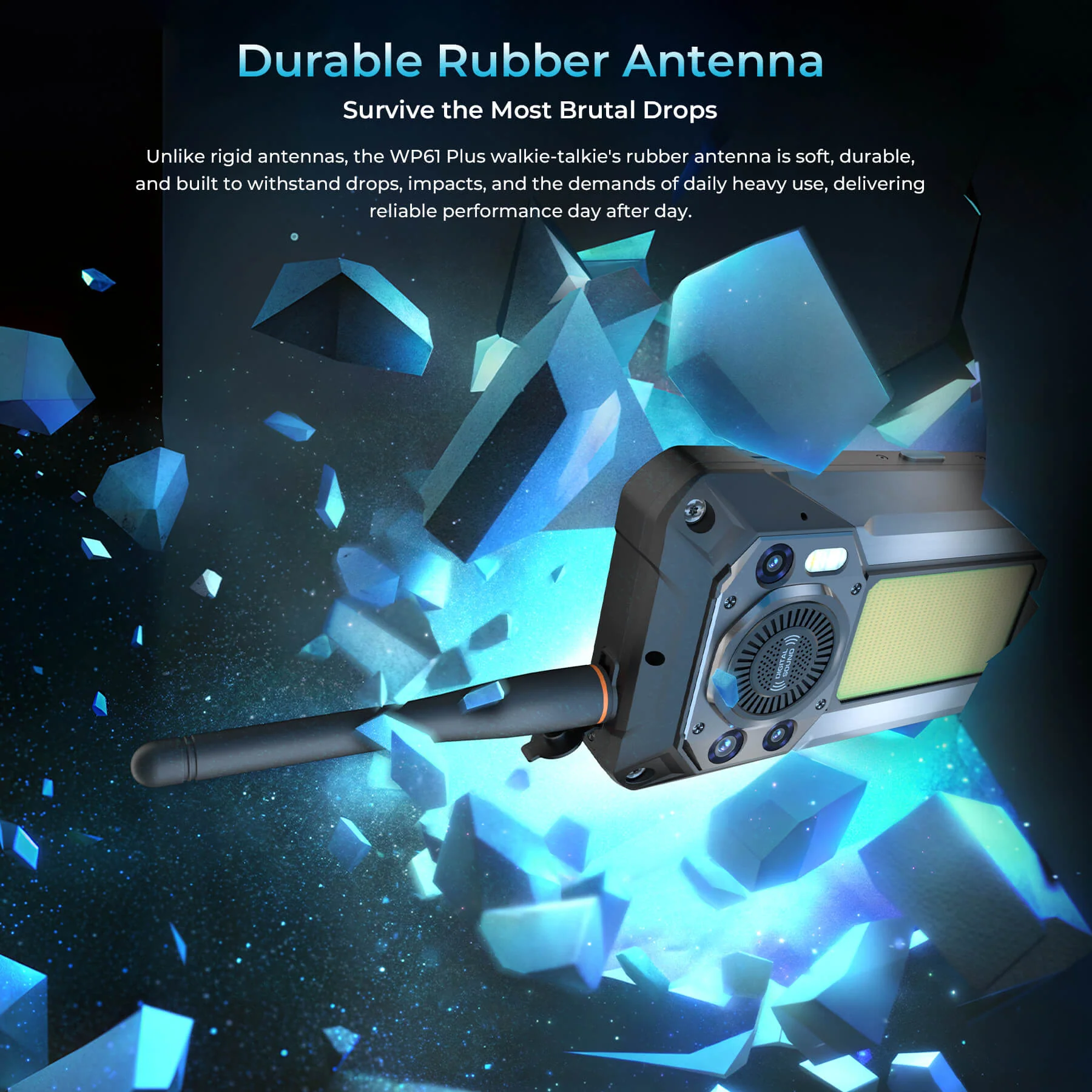 OUKITEL WP61 Plus 5G Walkie-Talkie Rugged Phone 6.78'' HD+ Display 20,000mAh Big Battery 108MP Camera Android 16(12GB+512GB NFC) - Image 7