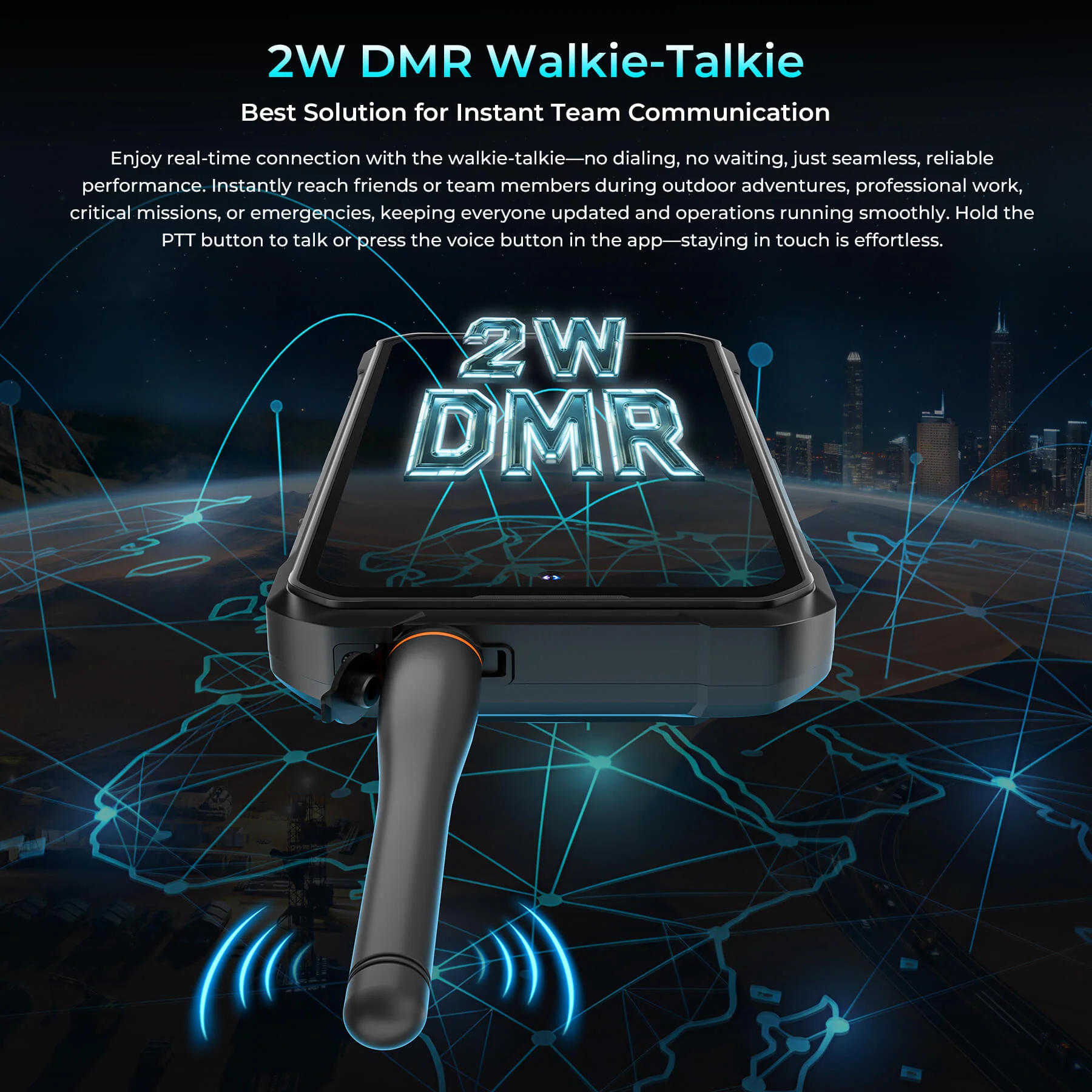 OUKITEL WP61 Plus 5G Walkie-Talkie Rugged Phone 6.78'' HD+ Display 20,000mAh Big Battery 108MP Camera Android 16(12GB+512GB NFC) - Image 9