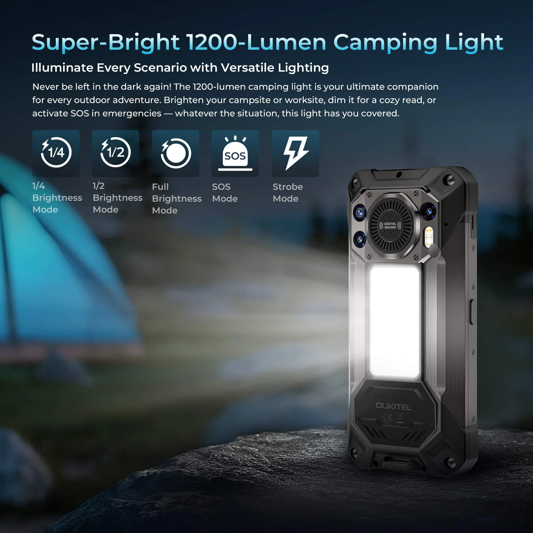 OUKITEL WP61 Ultra 5G Thermal imaging Rugged Phone 6.78'' HD+ Display 20,000mAh Big Battery 108MP Camera Android 16(12GB+512GB NFC) - Image 5