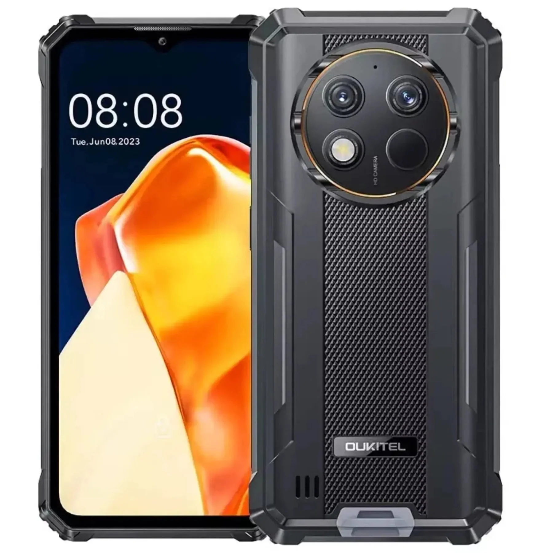 OUKITEL WP28S 4G Rugged Phone 6.52-inch 10600mAh Big Battery 13MP Camera Android 14(16GB+128GB NFC)