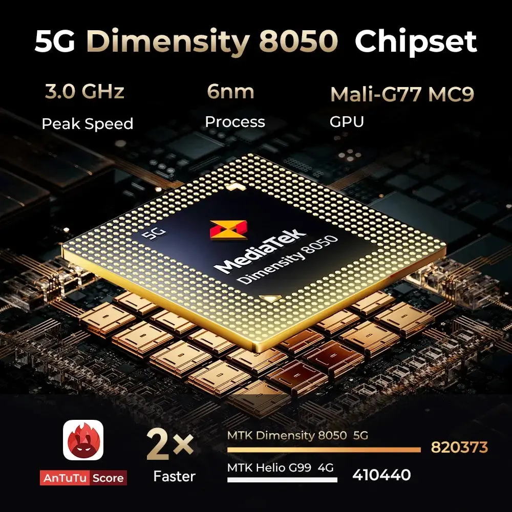 Oukitel WP30 Pro 5G RuggedPhone 6.78-inch 2.4K 11000mAh Big Battery 108MP Camera (24GB+512GB NFC) - Image 6