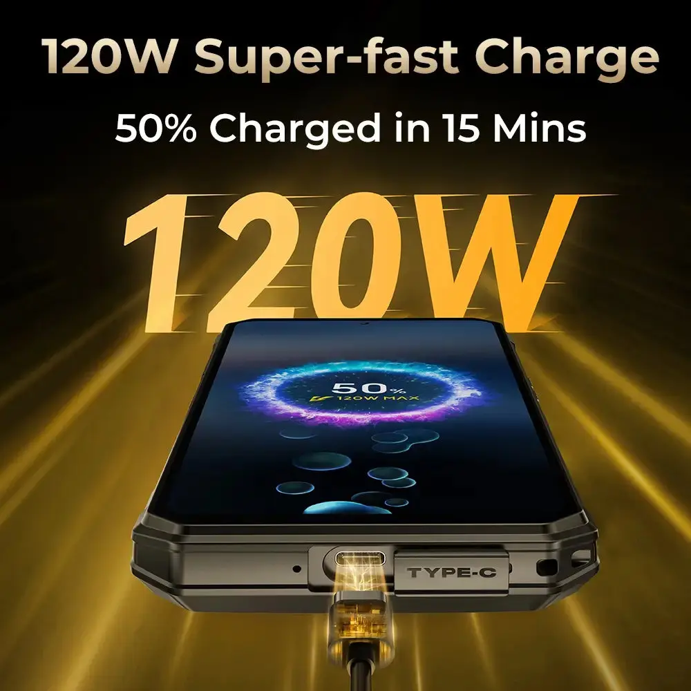 Oukitel WP30 Pro 5G RuggedPhone 6.78-inch 2.4K 11000mAh Big Battery 108MP Camera (24GB+512GB NFC) - Image 7